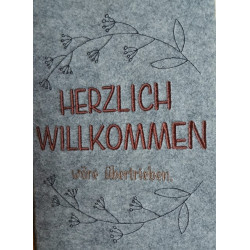 11. Dezember: Stickdatei - Spruch "Herzlich Willkommen wäre übertrieben"